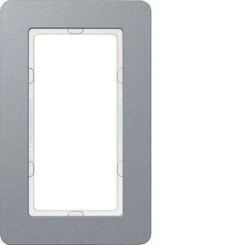 Berker 13096074 Rahmen 1fach mit großem Ausschnitt, Q.7, Alu gestrahlt Mesch Shop Berker 13096074 Rahmen 1fach mit großem Ausschnitt, Q.7, Alu gestrahlt Mesch Shop